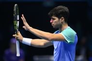 Carlos Alcaraz during his match against Alexander Zverev (image source: Getty)